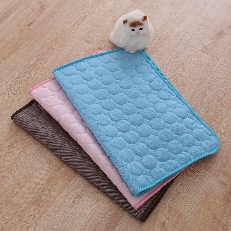 Pet Summer Silk Cooling Pad Mat
