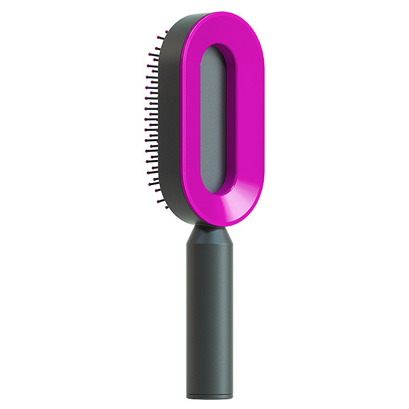 Easy Use Self-Cleaning Hair Brush for Daily Care