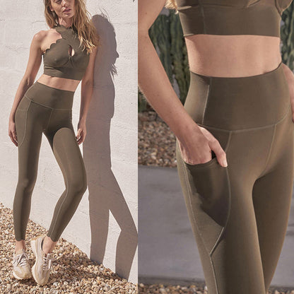 Women’s Lace Slim Yoga Bra Vest for Workout