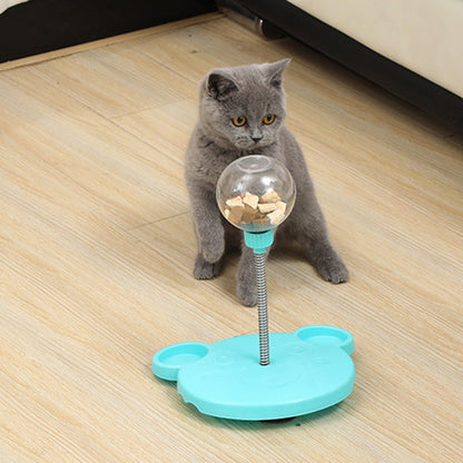 Interactive Cat Puzzle Food Leaking Ball Toy