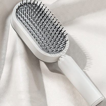 Easy Use Self-Cleaning Hair Brush for Daily Care