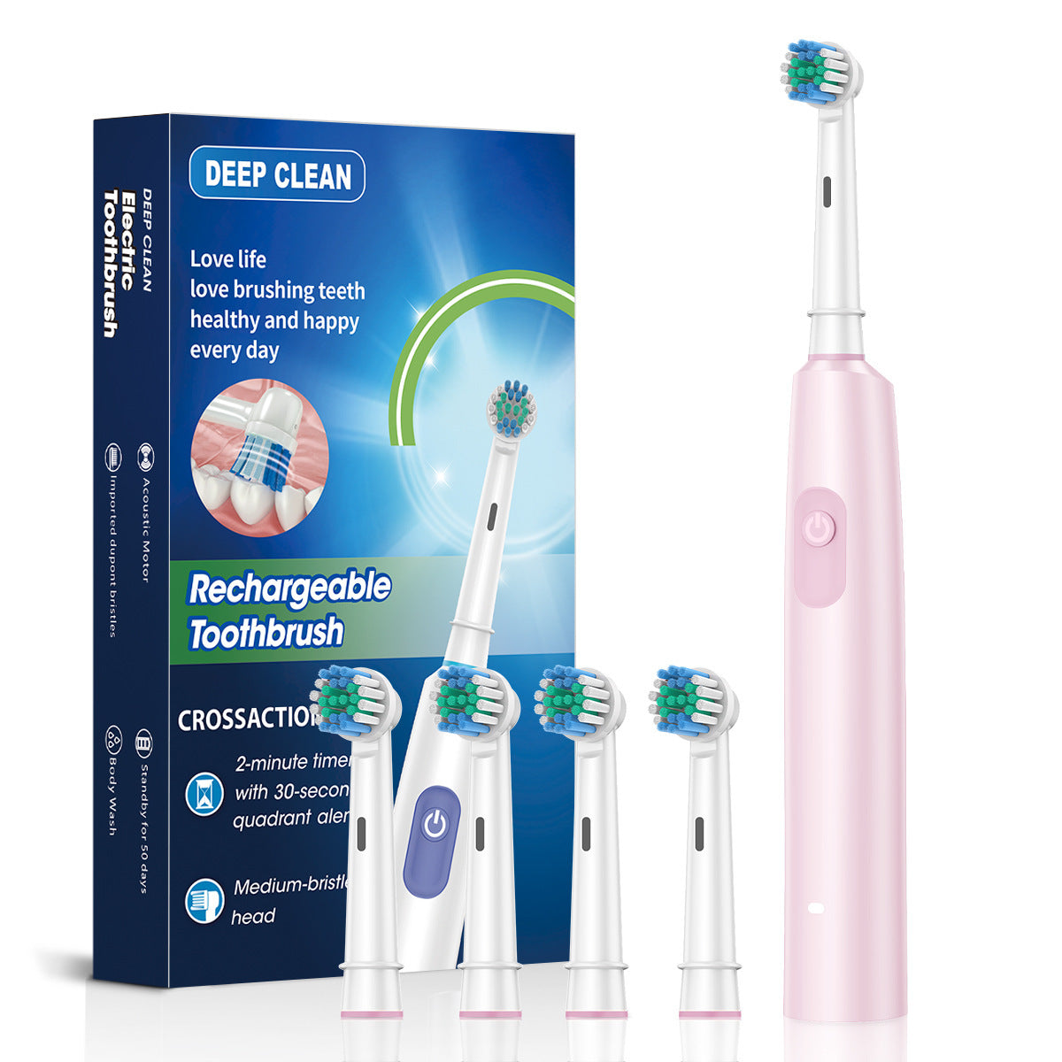 Rotating Toothbrush for Deep Cleaning