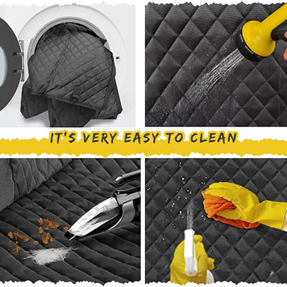 Waterproof Pet Seat Cover for Car Mesh Window