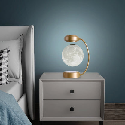 Rotating Moon Lamp with Soft Night Light