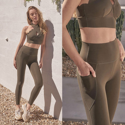 Women’s Lace Slim Yoga Bra Vest for Workout