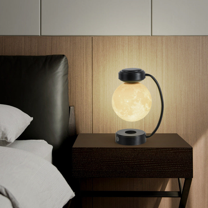 Rotating Moon Lamp with Soft Night Light
