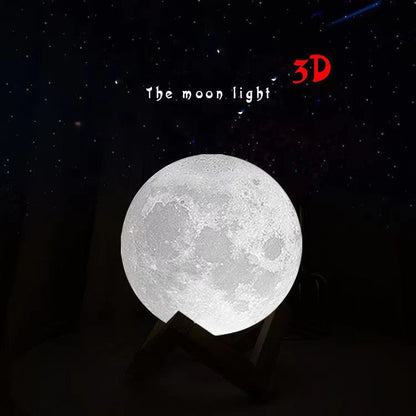 Glowing Moon Night Lamp for Bedroom Decor