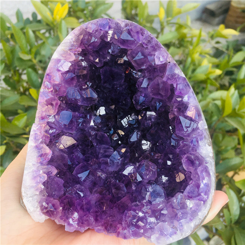 Natural Amethyst Geode Crystal Healing Stone