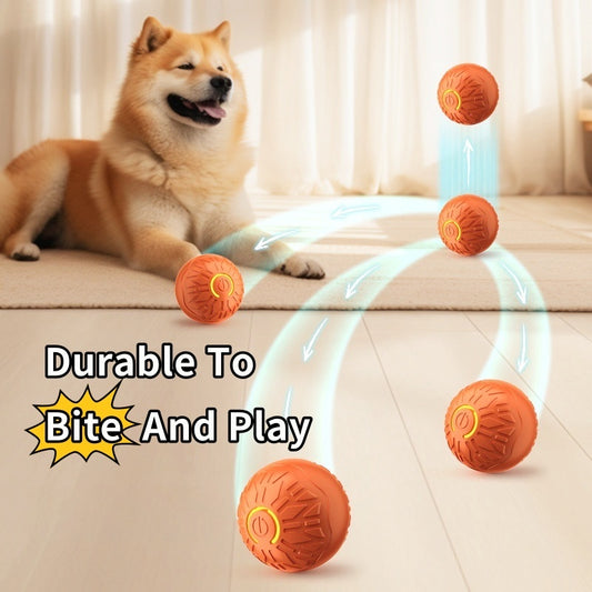 Electric Rubber Ball Toy Ball  For Pet Fun Play