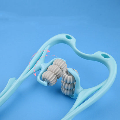 Handheld Manual Neck Massage Roller Tool