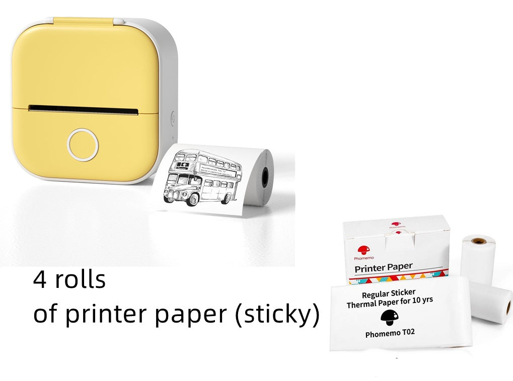 Mobile Portable Photo Label Printer Bluetooth