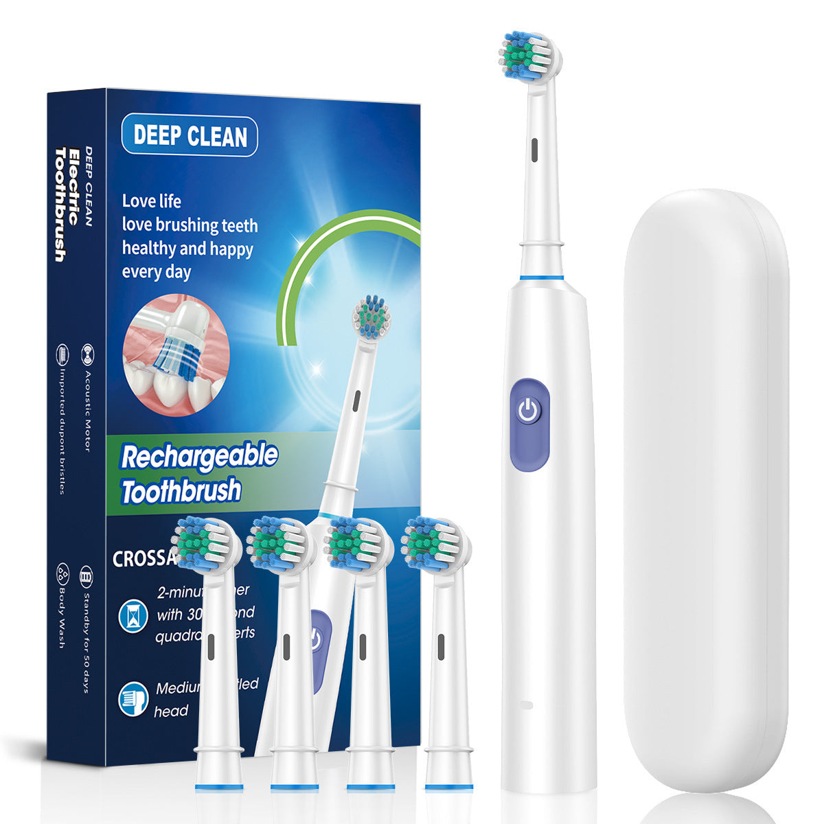 Rotating Toothbrush for Deep Cleaning