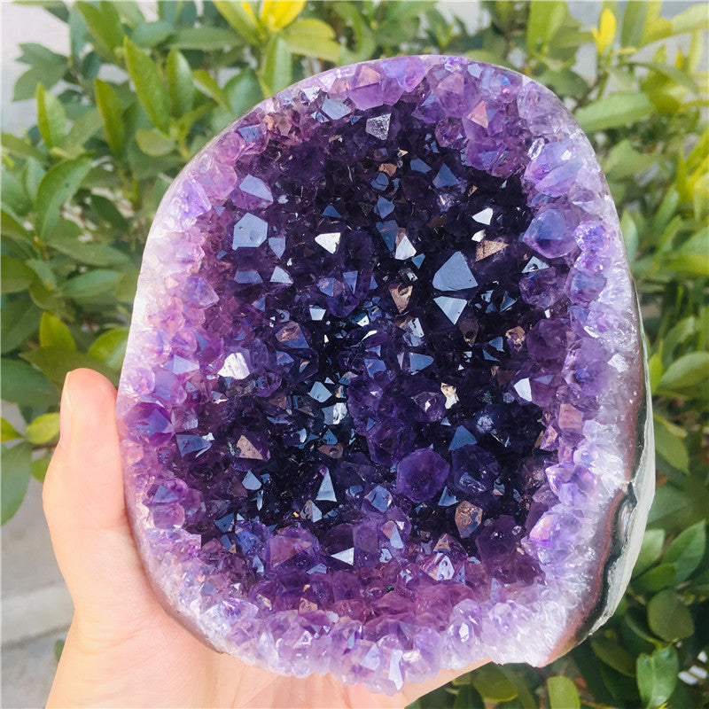 Natural Amethyst Geode Crystal Healing Stone