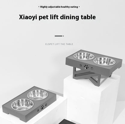 Lift Pet Bowls Stainless Steel Dog Food Feeder