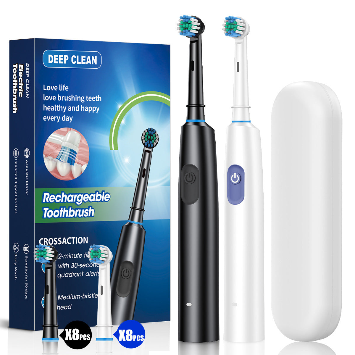 Rotating Toothbrush for Deep Cleaning