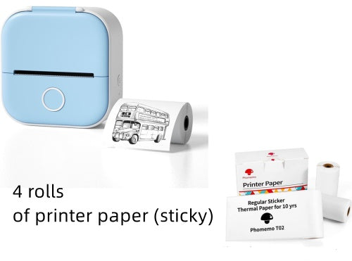 Mobile Portable Photo Label Printer Bluetooth