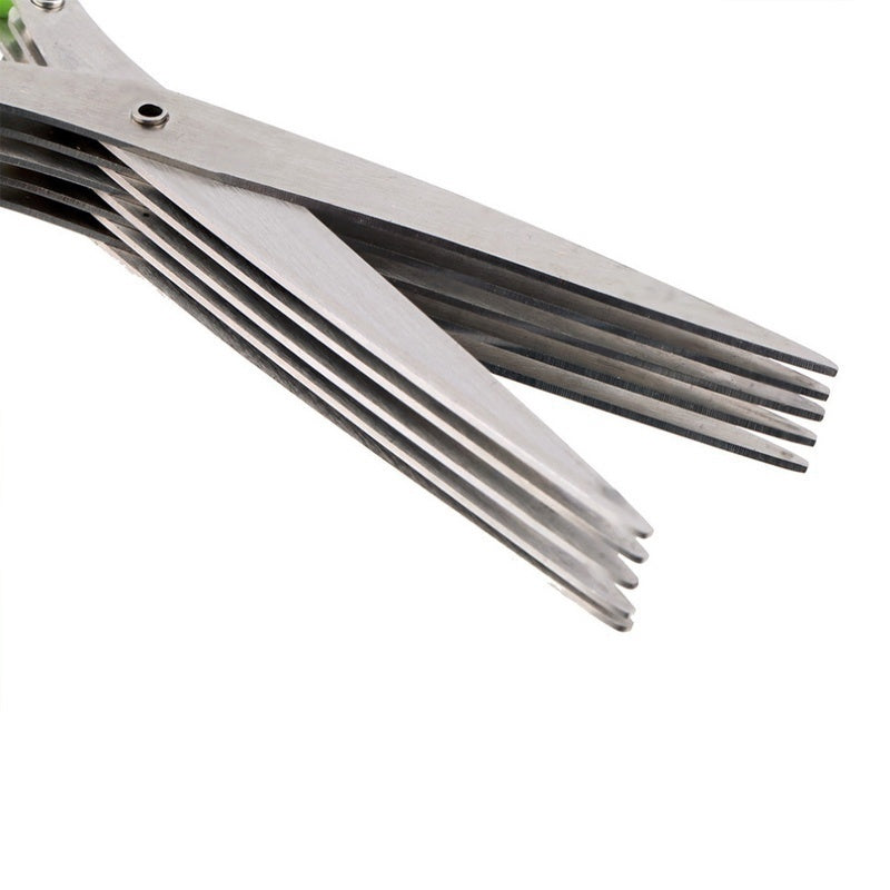 Stainless Steel Multi Layer Herb Scissors Tool