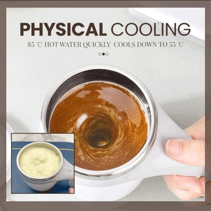 Portable Electric Mixing Mug for Hot Drinks