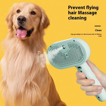 Pet Comb with Spray for Cat Grooming Supplies