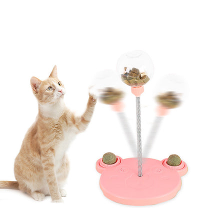 Interactive Cat Puzzle Food Leaking Ball Toy
