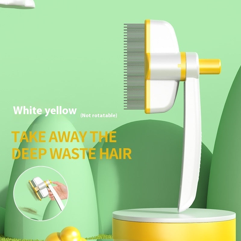 Removes Pet Fleas Loose With Hair Brush Tool
