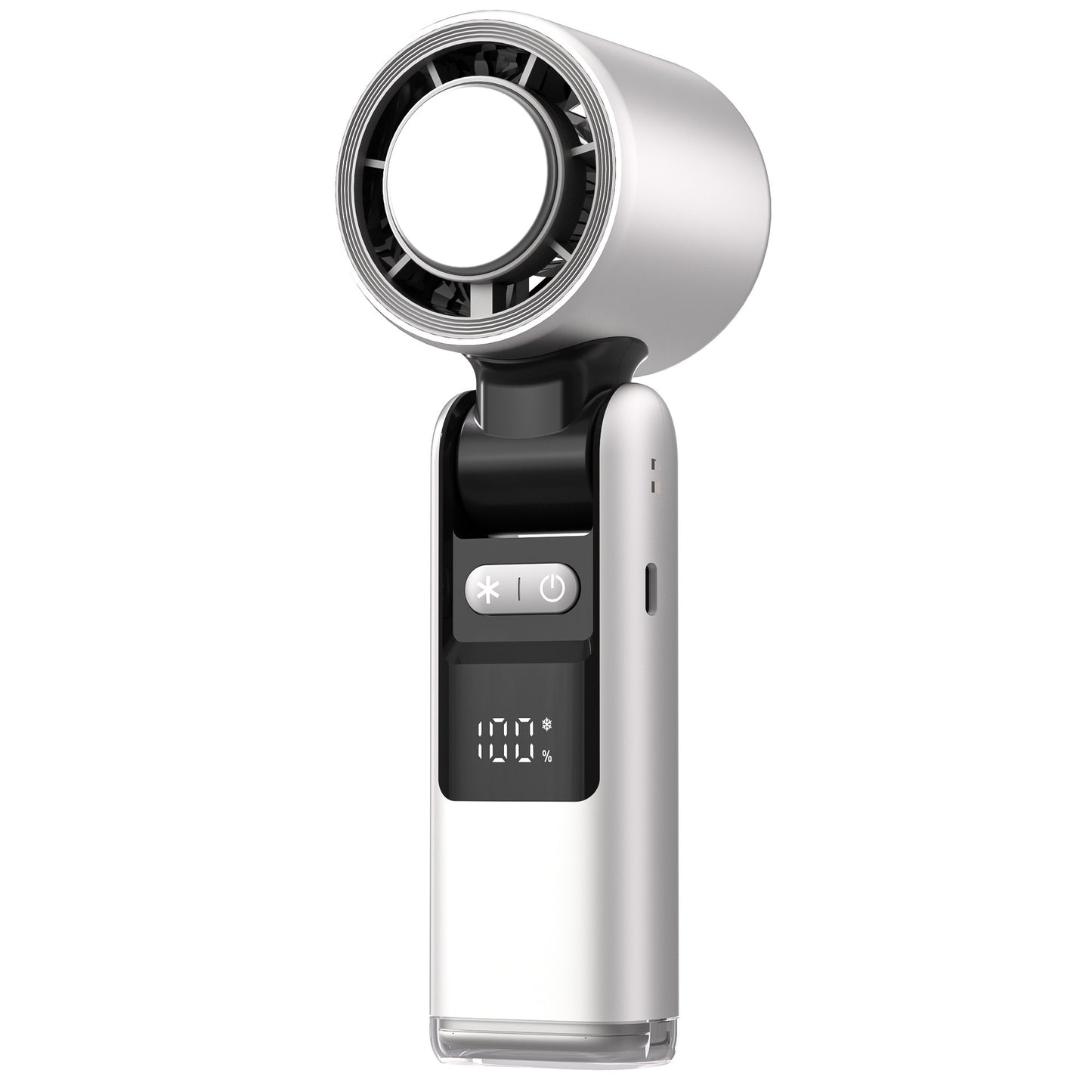 USB Mini Turbo Fan with Display Easy to Carry