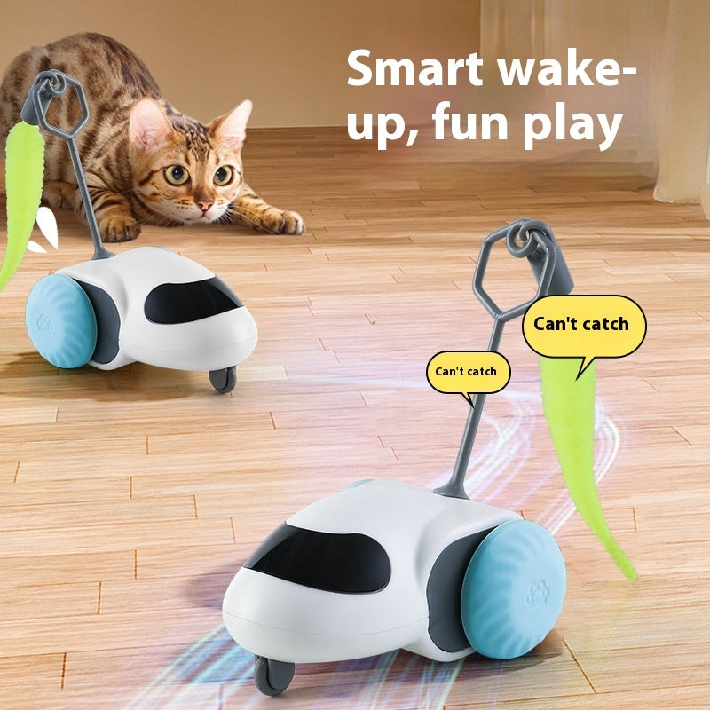 Smart Motion Gravity Running Cat Toy Fun