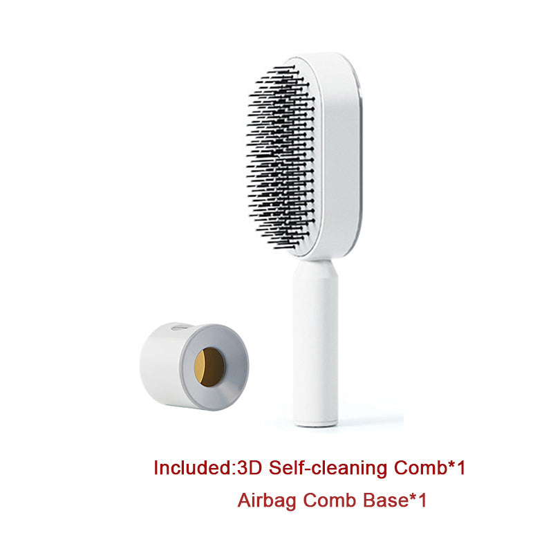 Easy Use Self-Cleaning Hair Brush for Daily Care