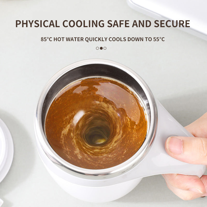 Portable Electric Mixing Mug for Hot Drinks