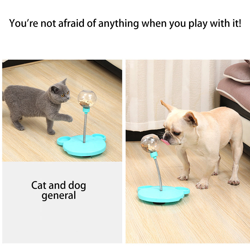 Interactive Cat Puzzle Food Leaking Ball Toy
