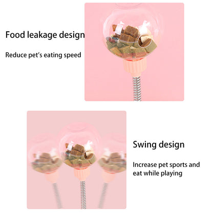 Interactive Cat Puzzle Food Leaking Ball Toy