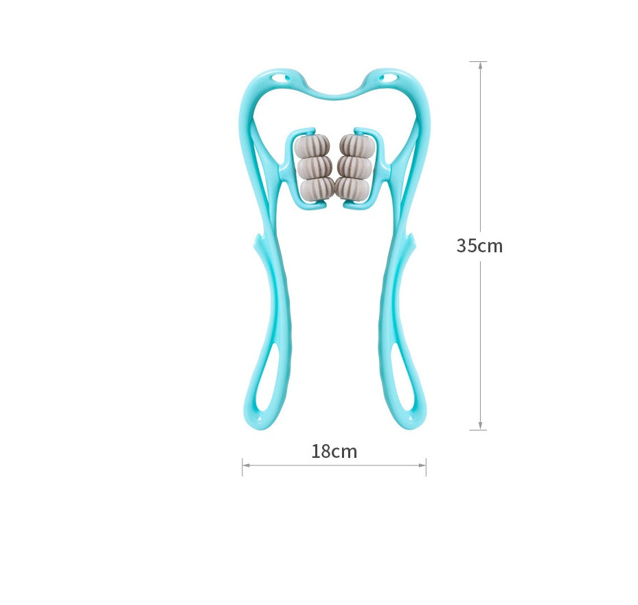 Handheld Manual Neck Massage Roller Tool