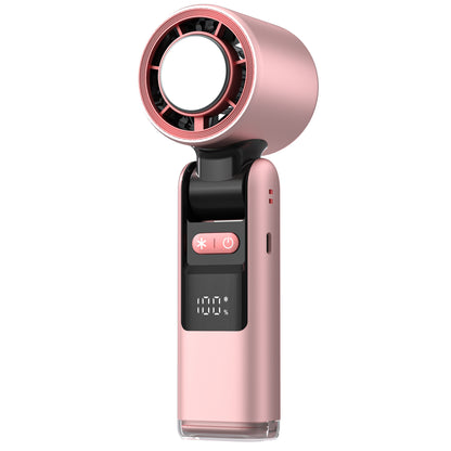 USB Mini Turbo Fan with Display Easy to Carry