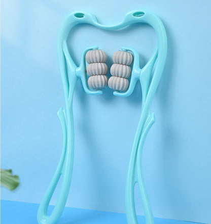 Handheld Manual Neck Massage Roller Tool