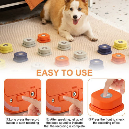 Pet Recordable Training Buzzers with Sounds