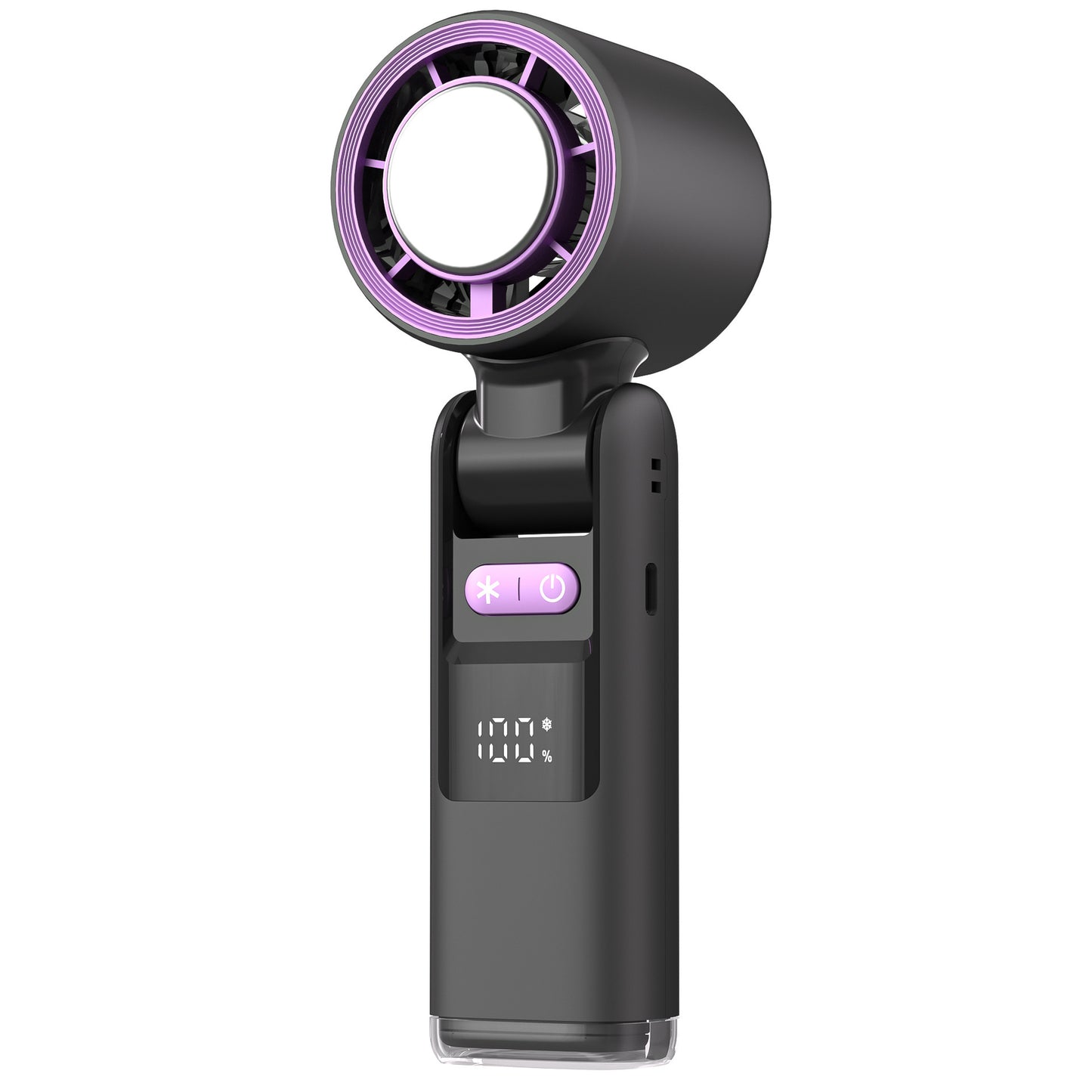USB Mini Turbo Fan with Display Easy to Carry