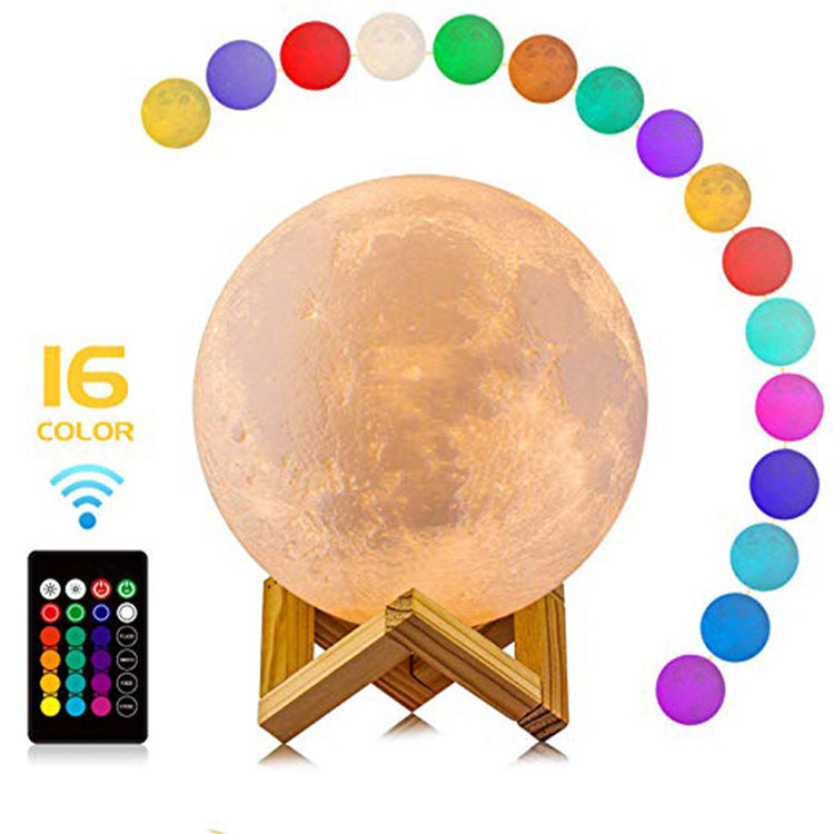 Glowing Moon Night Lamp for Bedroom Decor