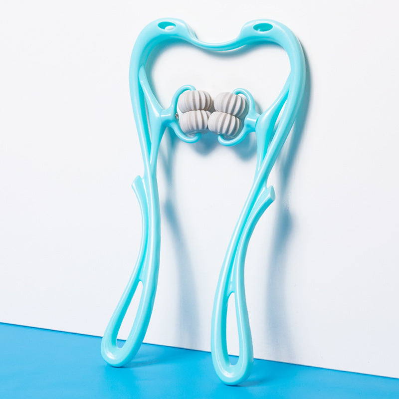 Handheld Manual Neck Massage Roller Tool