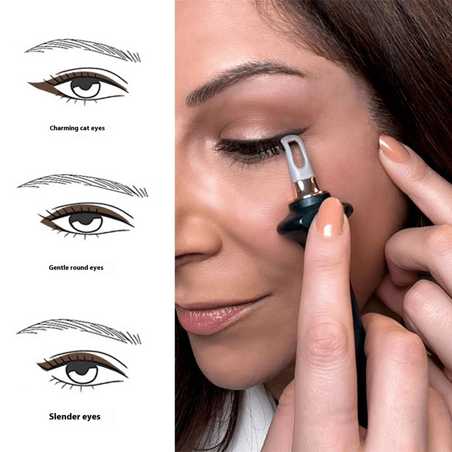 Glide & Go Smudge Proof Eyeliner Stencil