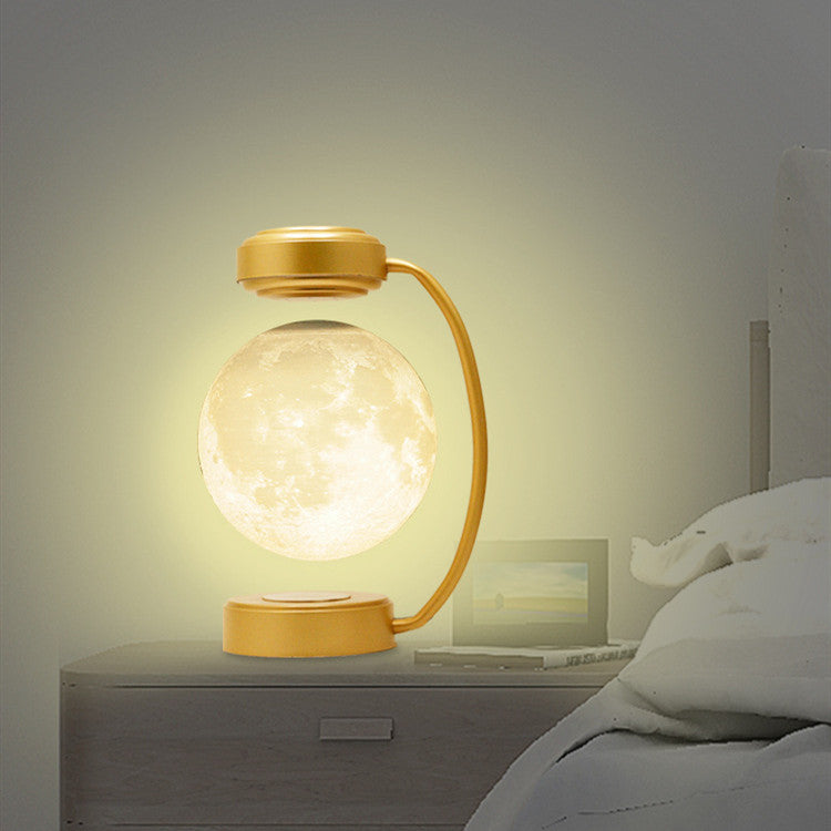 Rotating Moon Lamp with Soft Night Light