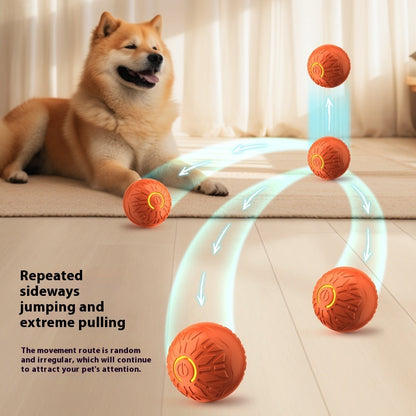 Electric Rubber Ball Toy Ball  For Pet Fun Play