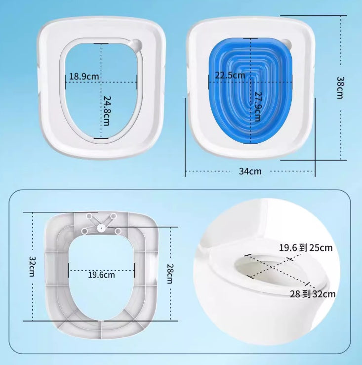 Best Plastic Cat Toilet Trainer with Mat Set