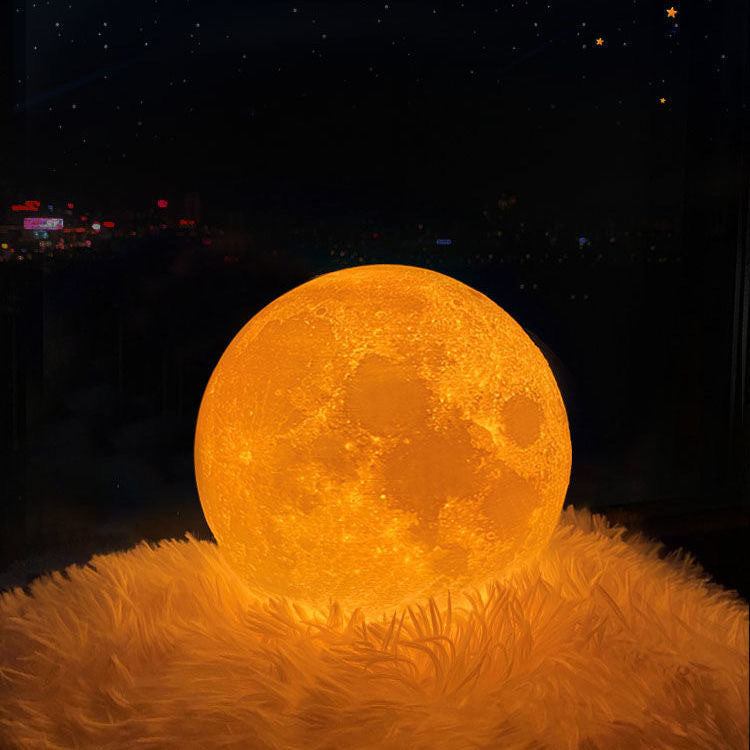 Glowing Moon Night Lamp for Bedroom Decor