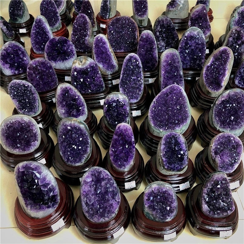 Natural Amethyst Geode Crystal Healing Stone