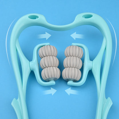 Handheld Manual Neck Massage Roller Tool